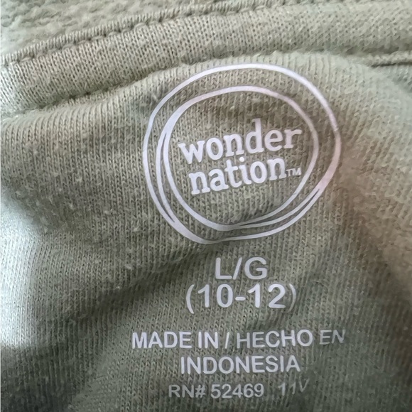 Wonder nation boys camo hoodie size Large 10/12 Twins? 2 available just ask - Picture 3 of 3